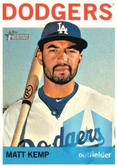 2013 TOPPS HERITAGE #450 MATT KEMP SP